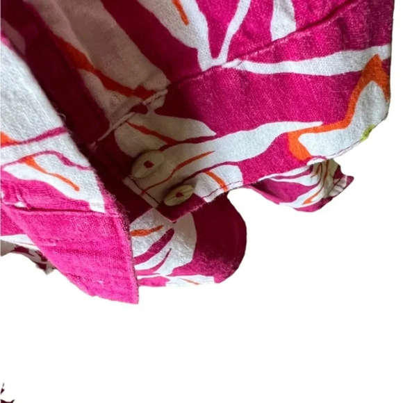 Westbound Pink Tropical Button Down Shirt M - Picture 7 of 7